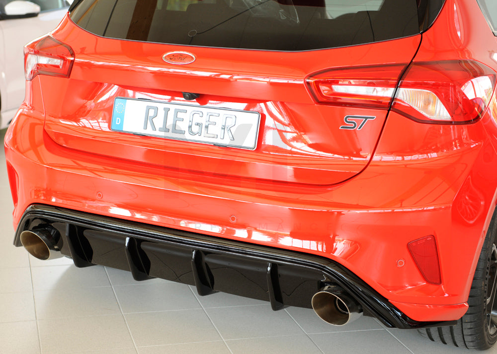 Rieger 00088216 Ford DEH Focus 4 Rear Diffuser (Inc. Focus 4 ST) 6 | ML Performance UK Car Parts