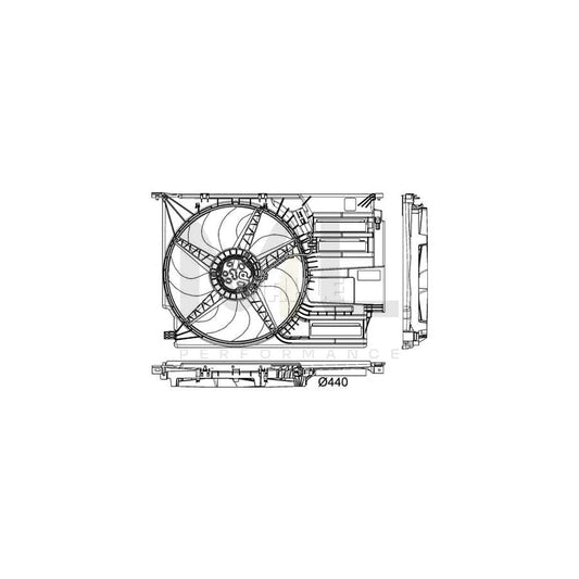 MAHLE ORIGINAL CFF 403 000P Fan, radiator ???: 440mm | ML Performance Car Parts