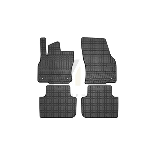FROGUM Tailored, Basic 411395 Floor mat set for AUDI Q3 Elastomer, Front and Rear, Quantity: 4, Black | ML Performance Car Parts