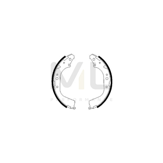 BOSCH 0 986 487 414 Brake Shoe Set | ML Performance Car Parts