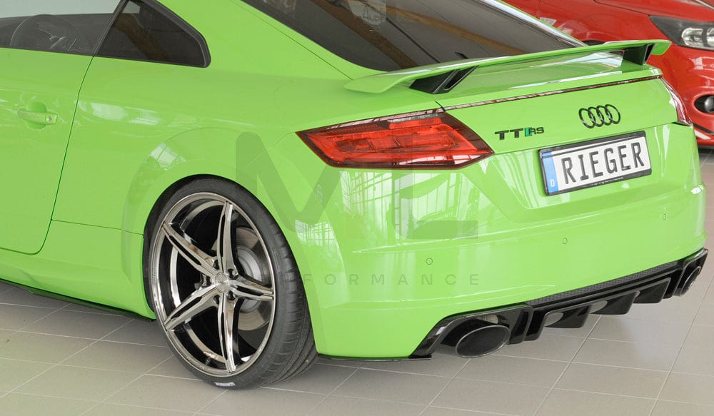 Rieger 00055173 Audi 8J 8J1-FV 8S TTRS Rear Side Splitter 10 | ML Performance UK Car Parts