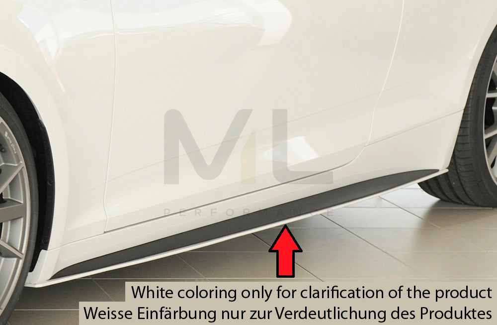 Rieger 00055486 Audi B9 F5 Side Skirt Splitter (A5 & S5) 1 | ML Performance UK Car Parts