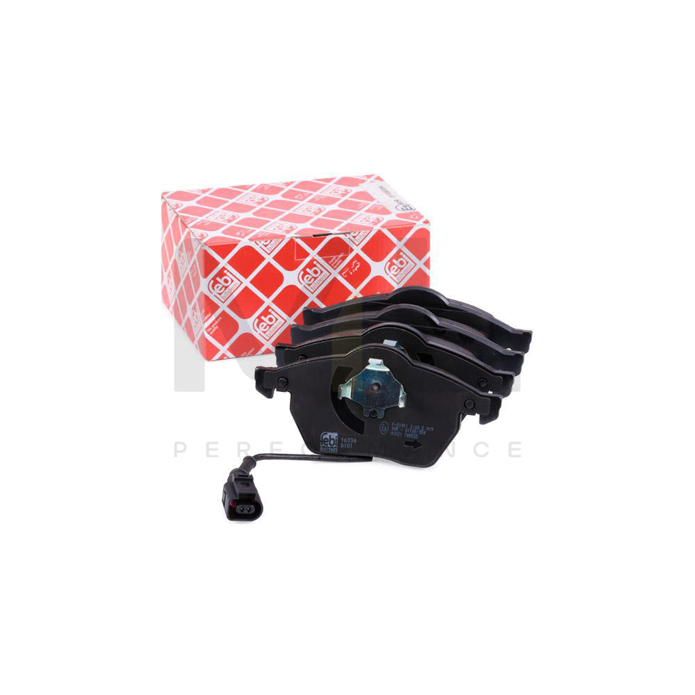 Febi Bilstein 16334 Brake Pad Set Front Axle, Incl. Wear Warning Contact | ML Performance Car Parts