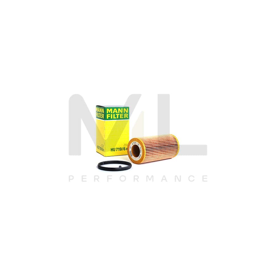 MANN-FILTER HU 719/6 x Oil Filter with seal, Filter Insert | ML Performance Car Parts