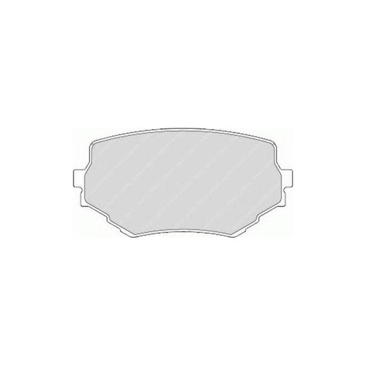 Ferodo Fqt1113 Brake Pad Set Rear Axle, Excl. Wear Warning Contact, With Brake Caliper Screws | ML Performance Car Parts