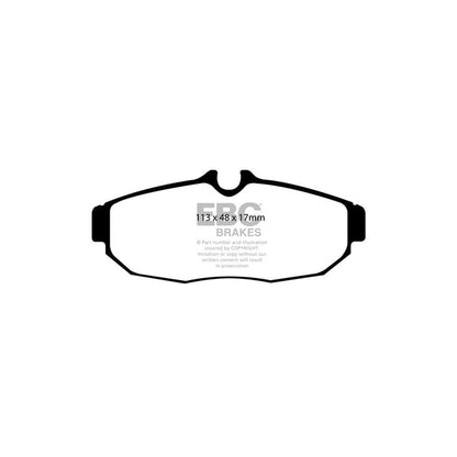 EBC PD09KR315 Ford Mustang Bluestuff Rear Brake Pad & USR Disc Kit 2 | ML Performance UK Car Parts