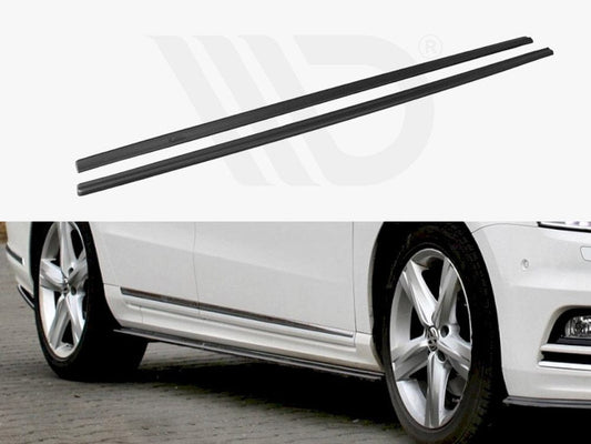 Maxton Design VW-PA-B7-RLINE-SD1T Side Skirts Diffusers VW Passat B7 R-line (2010-2014) | ML Performance UK Car Parts