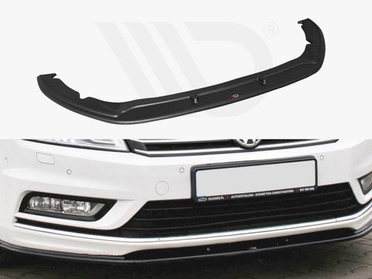 Maxton Design VW-PA-B7-RLINE-FD1T Front Splitter V.1 VW Passat B7 R-line (2010-2014) | ML Performance UK Car Parts