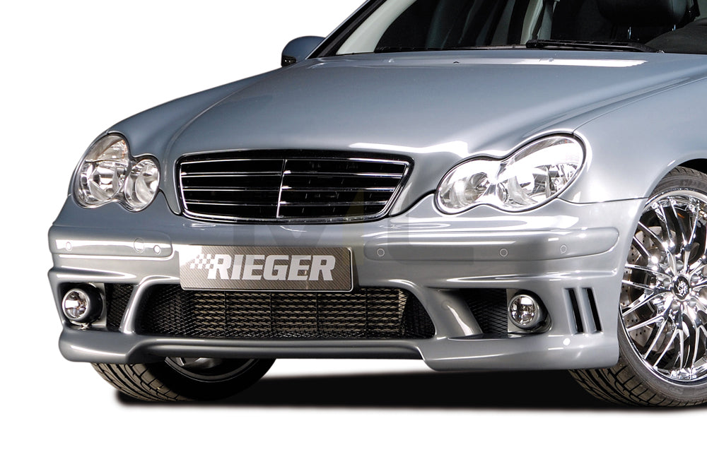 Rieger 00025202 Mercedes-Benz W203 C-Class Front Bumper 1 | ML Performance UK Car Parts