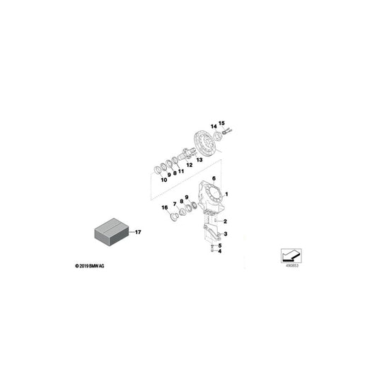 Genuine BMW 31212500954 Classic Hex Nut M60X2 SW70 (Inc.  & E36 320i STC '95) | ML Performance UK Car Parts