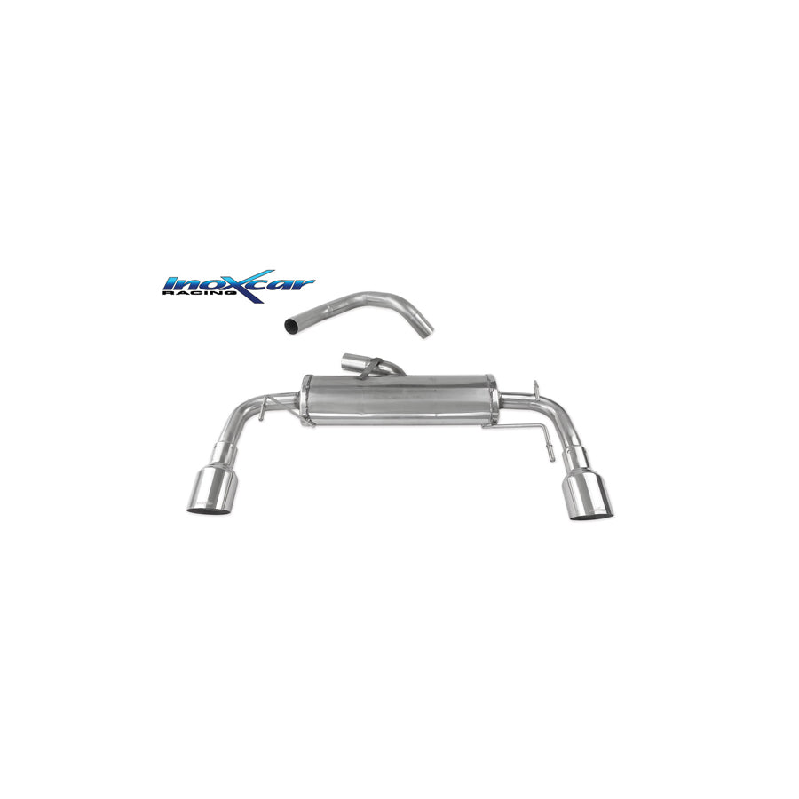 InoXcar FICQ.14.102R Abarth 595 Rear Silencer | ML Performance UK Car Parts
