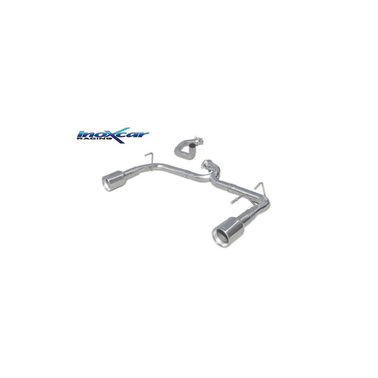 InoXcar FICQ.12.102 Abarth 595 Non-Resonated Rear Exhaust | ML Performance UK Car Parts