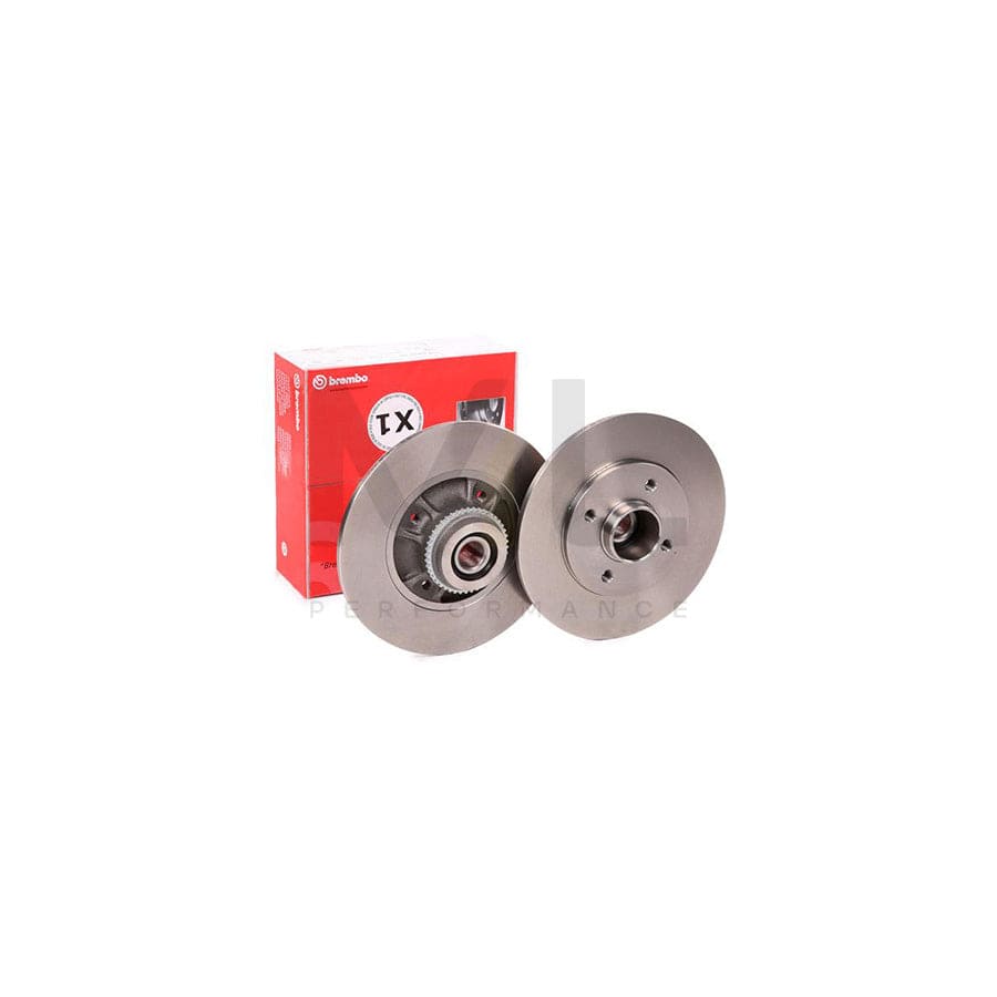 BREMBO 08.5834.27 Brake Disc Solid, with ABS sensor ring, with wheel bearing set | ML Performance Car Parts