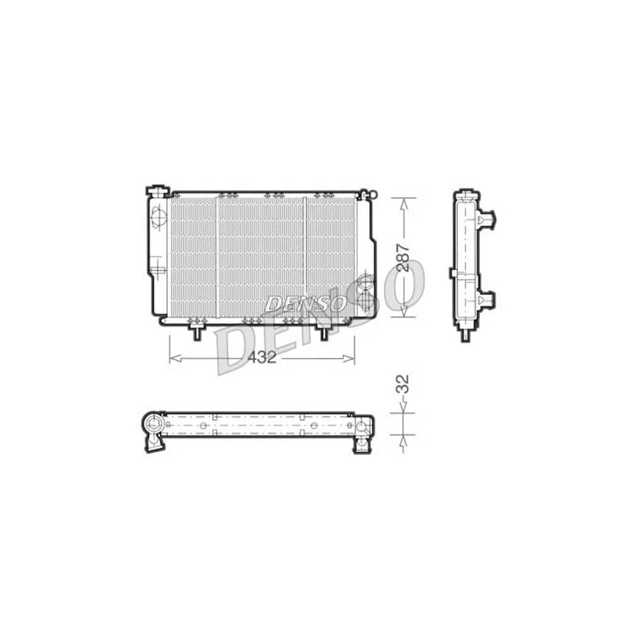 Denso DRM23060 Drm23060 Engine Radiator For Renault 4 | ML Performance UK