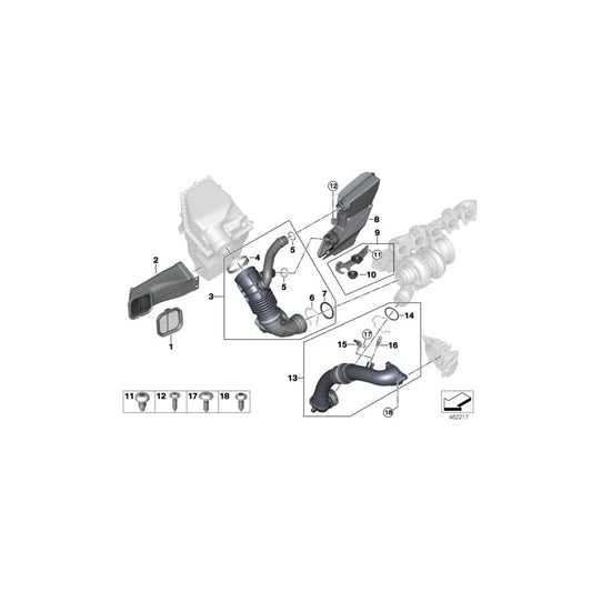 Genuine BMW 13718607950 G12 G05 G07 Resonator (Inc. 640iX, 540iX & X5 45eX) | ML Performance UK Car Parts