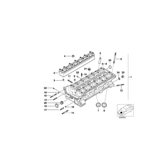 Genuine BMW 11121744141 E36 E34 Bearing Ledge Intake (Inc. 520i, 525ix & 320i) | ML Performance UK Car Parts