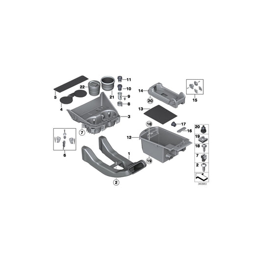 Genuine BMW 51169233356 F25 F26 Rep. Kit For Clamping Elements (Inc. X3 18i, X3 28i & X4 30dX) | ML Performance UK
