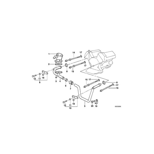 Genuine BMW 11721704894 E34 E38 Gasket Ring (Inc. 730iL, 730i & 530i) | ML Performance UK Car Parts