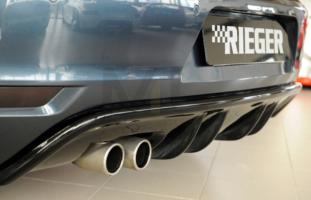 Rieger 00088019 VW Mk6 Golf GTD Rear Diffuser 5 | ML Performance UK Car Parts