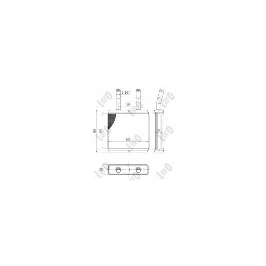 Abakus 0190150004B Heater Matrix For Hyundai Amica / Atoz (Mx) | ML Performance UK