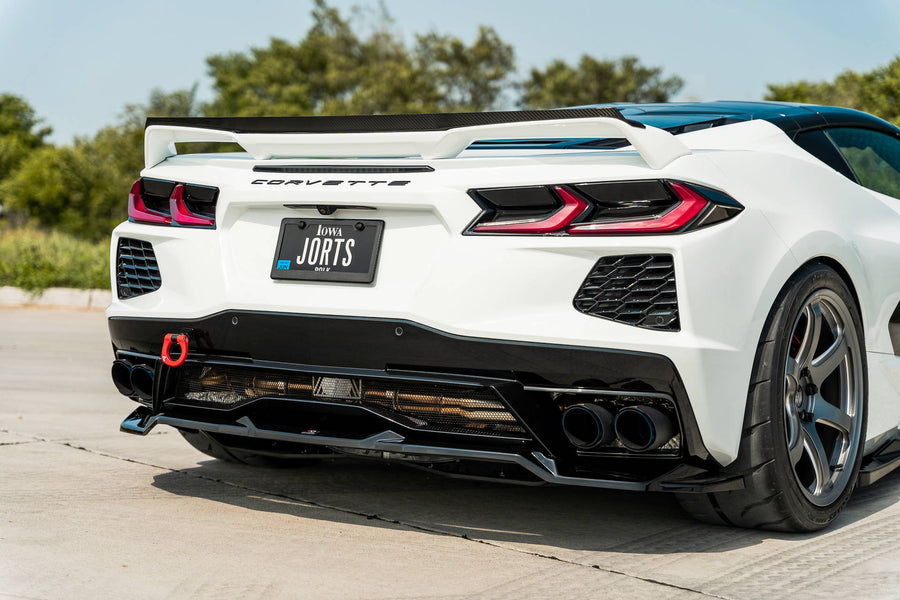 Maxton Design Chevrolet Corvette C8 Central Rear Splitter