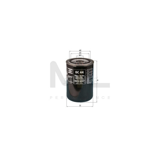 MAHLE ORIGINAL OC 44 Oil Filter Spin-on Filter | ML Performance Car Parts