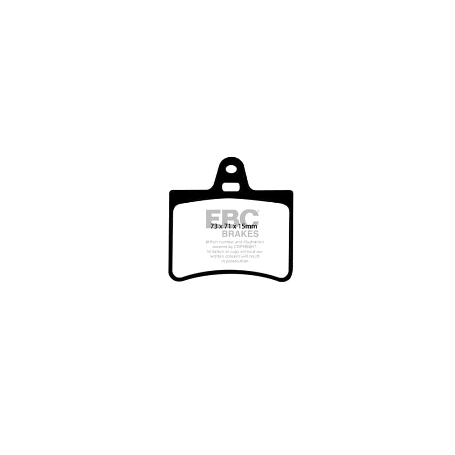 EBC PDKR264 Citroen C5 Ultimax Rear Brake Pad & Plain Disc Kit - Citroen Caliper 2 | ML Performance UK Car Parts