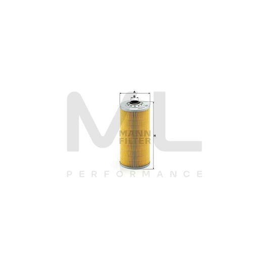 MANN-FILTER H 1059/1 x Oil Filter with seal, Filter Insert, with one anti-return valve | ML Performance Car Parts