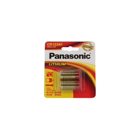 Panasonic CR123 Panasonic Lithium 3V (Card of 2) | ML Performance UK Car Parts