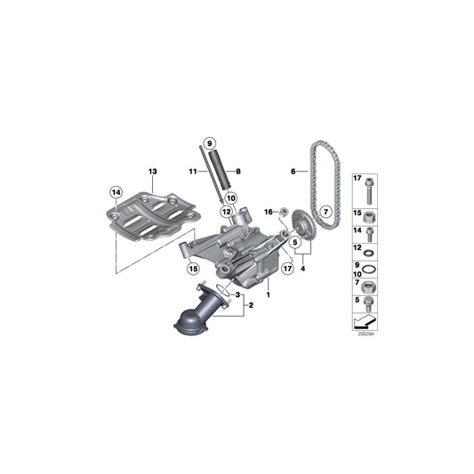 Genuine BMW 11417581556 RR6 F02 F03 Oil Deflector (Inc. Wraith, 760Li & Ghost EWB) | ML Performance UK Car Parts