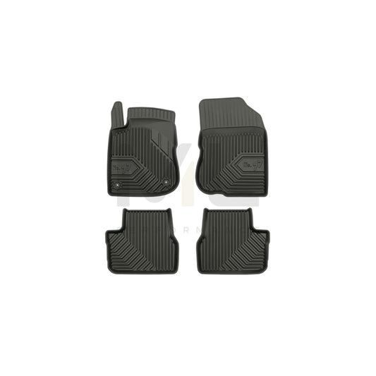 FROGUM Tailored 77408753 Floor mat set for PEUGEOT 208 I Hatchback (CA_, CC_) Elastomer, Front and Rear, Quantity: 4, Black | ML Performance Car Parts