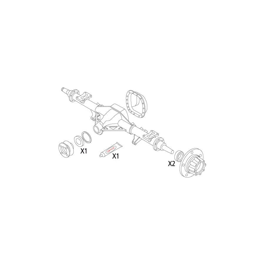 Corteco 19536168 Gasket Set, Differential For Renault Trafic | ML Performance UK