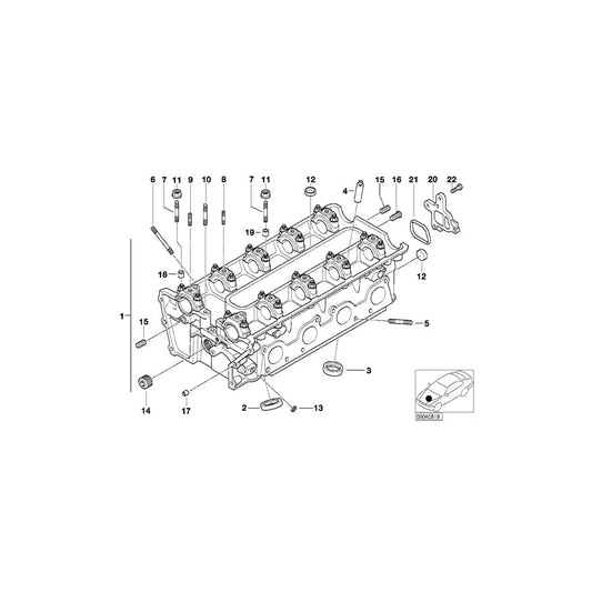 Genuine BMW 11117545229 E60 RR1 E52 Screw Plug M10X1-ZNNIV SI (Inc. 545i, 740Li & Phantom EWB) | ML Performance UK Car Parts