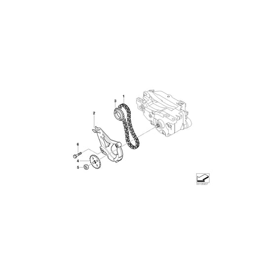 Genuine BMW 11417567768 E92 E90 E91 Guide Rail (Inc. 116i, 116i 1.6 & 316i) | ML Performance UK Car Parts