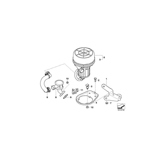 Genuine BMW 11723401027 E85 E83 E86 Bracket (Inc. Z4 2.0i, X3 3.0i & Z4 M3.2) | ML Performance UK Car Parts