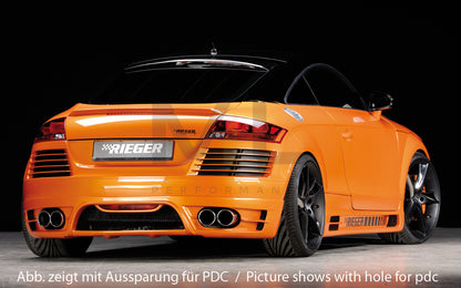 Rieger 00055157 Audi 8J TT Rear Bumper 2 | ML Performance UK Car Parts