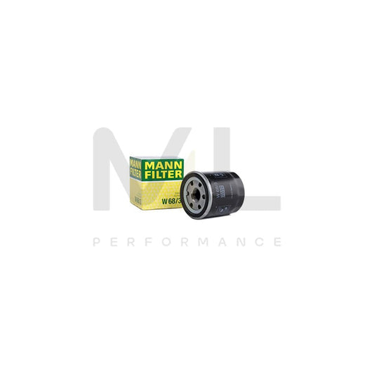 MANN-FILTER W 68/3 Oil Filter Spin-on Filter, with one anti-return valve | ML Performance Car Parts
