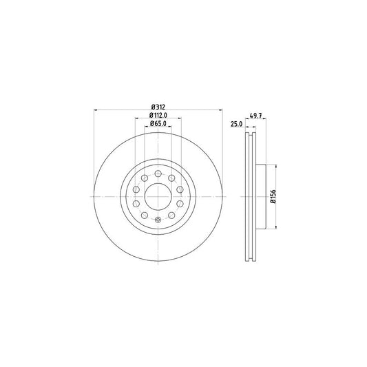 Hella 8EW 351 304-041 Interior Blower