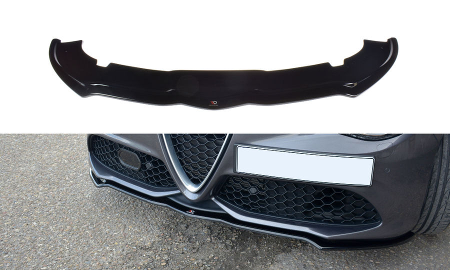 Maxton Design AL-GI-1-VEL-FD1T Front Splitter V.1 Alfa Romeo Giulia Veloce | ML Performance UK Car Parts