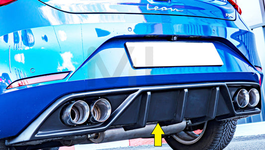 Rieger 00027056 SEAT Leon KL Rear Diffuser 1 | ML Performance UK Car Parts