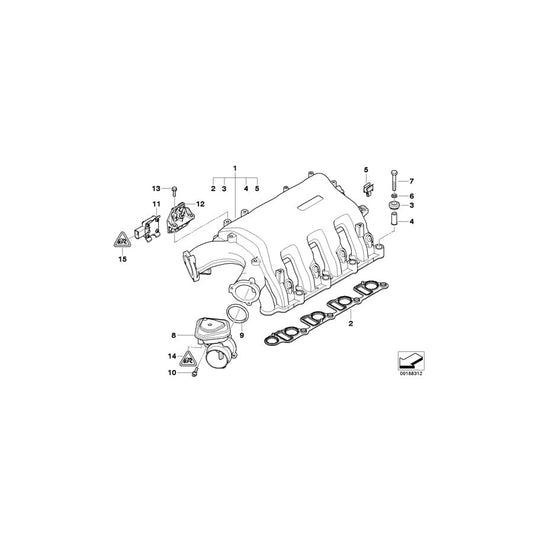 Genuine BMW 11617792507 E65 Set Of Profile Gaskets (Inc. 745d) | ML Performance UK Car Parts
