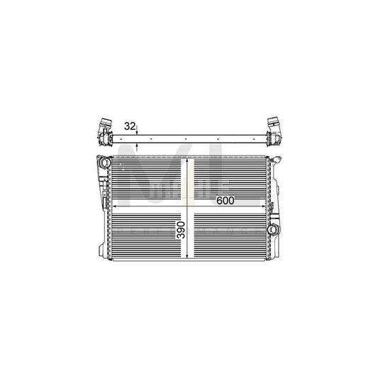 MAHLE ORIGINAL CR 876 000P Engine radiator for BMW X3 (F25) Brazed cooling fins, Aluminium, Manual Transmission | ML Performance Car Parts