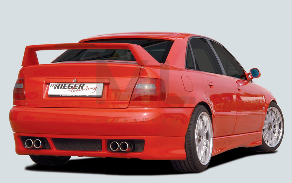 Rieger 00055036 Audi B5 A4 Rear Diffuser - RS4-Look 2 | ML Performance UK Car Parts