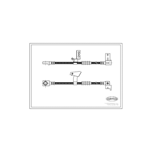 Corteco 19032878 Brake Hose For Chrysler Neon I | ML Performance UK