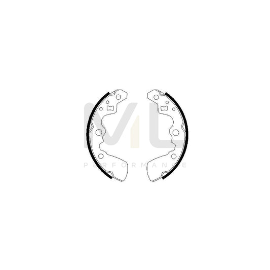 BOSCH 0 986 487 430 Brake Shoe Set for SUZUKI SWIFT | ML Performance Car Parts