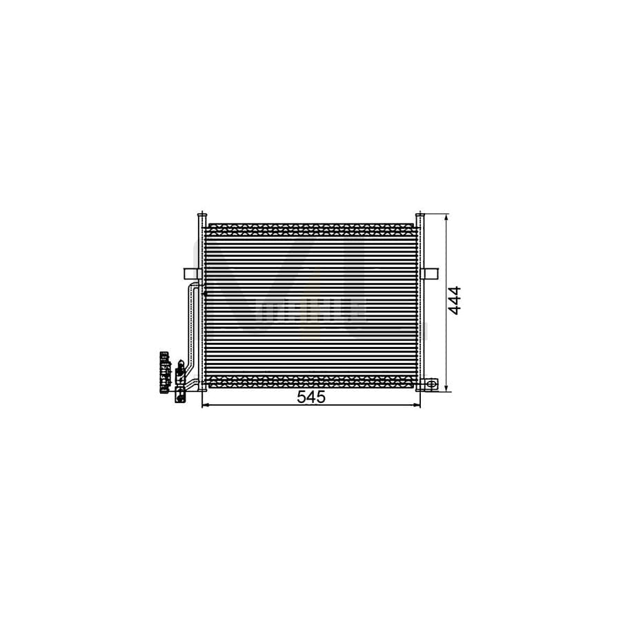 MAHLE ORIGINAL AC 234 002S Air conditioning condenser without dryer | ML Performance Car Parts