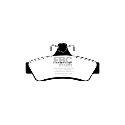 EBC DP31506C Chevrolet Holden Redstuff Rear Brake Pads 2 | ML Performance UK Car Parts