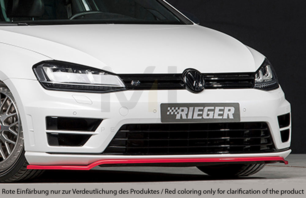 Rieger 00088091 VW Mk7 Mk7-Line Golf R Front Splitter 5 | ML Performance UK Car Parts
