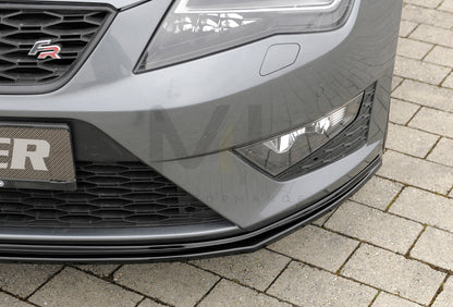 Rieger 00088105 SEAT 5F Front Splitter (Leon FR & Leon Cupra) 9 | ML Performance UK Car Parts