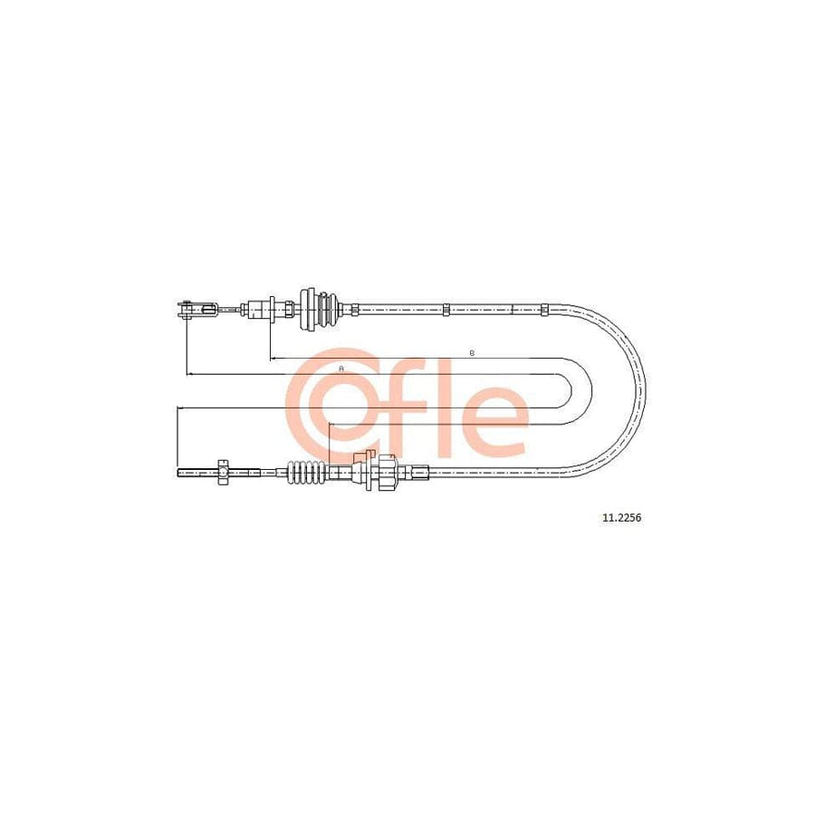 Cofle 92.11.2256 Clutch Cable